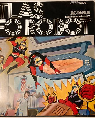 Ufo Robot LP33 giri e poster