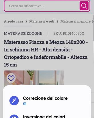 Materasso una piazza e mezza