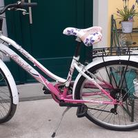 bicicletta bambina ragazza ruota 26