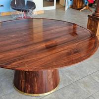 Tavolo rotondo in palissandro