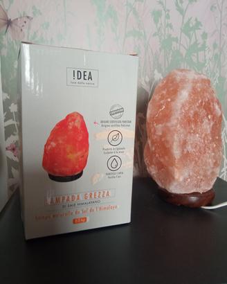lampada grezza benessere con lampada al led