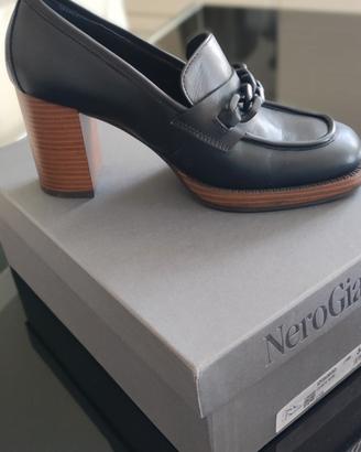 NERO GIARDINI made in Italy tacco alto 