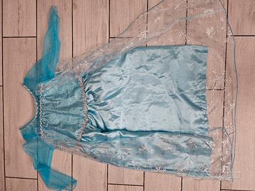 costume carnevale Elsa Frozen  4-6anni