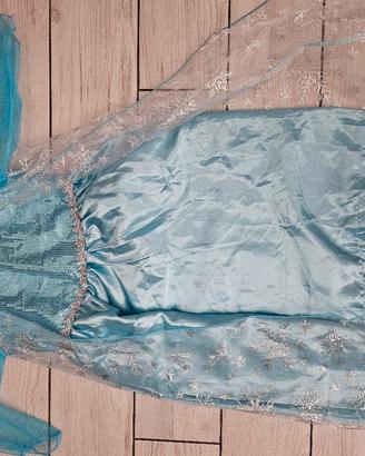 costume carnevale Elsa Frozen  4-6anni