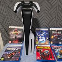 PS5 SLIM DISCO 1 TB + 8 GIOCHI 