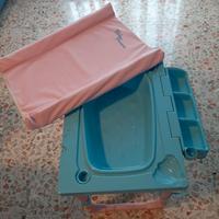 Fasciatoio + vaschetta bagno per bambole