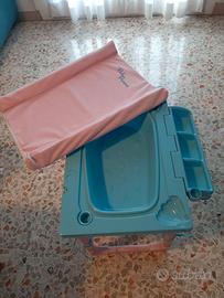Fasciatoio + vaschetta bagno per bambole