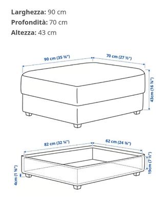Divani Kivik Ikea grigio chiaro