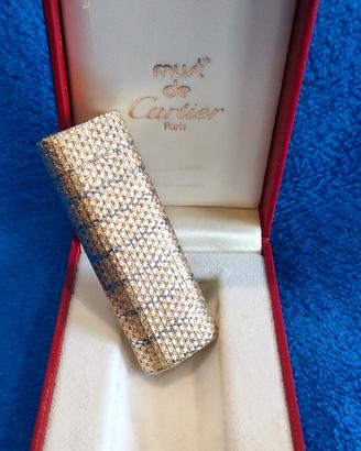 Accendino cartier le must oro 18carati