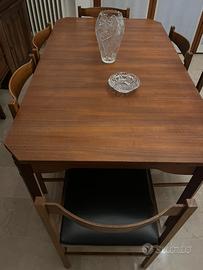 Tavolo design scandinavo anni 60