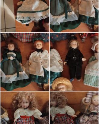 Bambole vintage in porcellana da collezione 