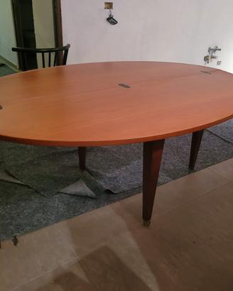 tavolo ovale richiudibile