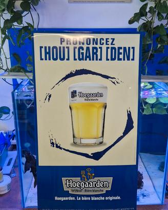 Insegna vintage  Birra HOEGAARDEN