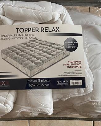 Topper relax 2 piazze