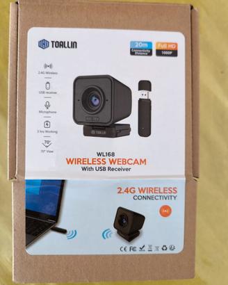 WEBCAM WIRELESS FULL HD 1080P TOALLIN WL168