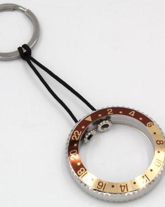 Portachiavi Acciaio Tribute Rolex Occhio di Tigre