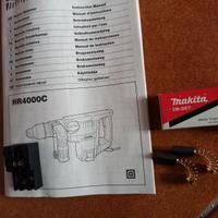 makita hr4000c pulsante spazzole rucambi