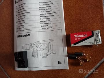 makita hr4000c pulsante spazzole rucambi