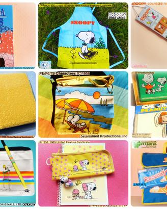 🐶 SNOOPY PEANUTS Vintage 1980 collezione 80 NUOVI