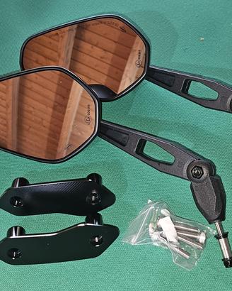 Kit Specchietti T-MAX Custom + Kit Tappi Copriforo