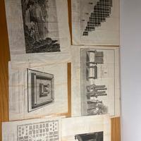 S.BIBBIA VENCE 6 STAMPE INCISIONI ANTICHE 1833