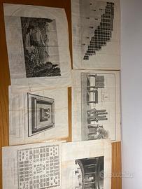 S.BIBBIA VENCE 6 STAMPE INCISIONI ANTICHE 1833