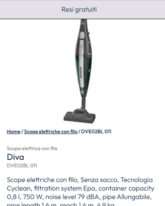 Scopa elettrica Hoover