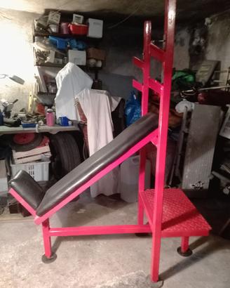 Panca inclinata fissa con pedana