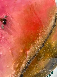 Quadro astratto Amore e Gelosia