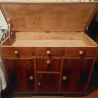 Madia porta farina in legno anni 50