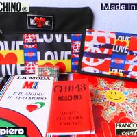MOSCHINO Vintage 1990 Portafoglio Astuccio Quadern
