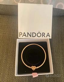 Bracciale pandora rigido in oro rosa