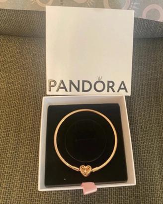 Bracciale pandora rigido in oro rosa