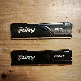 Kingston FURY Beast DDR4 16GB (2×8GB) 2666MHz