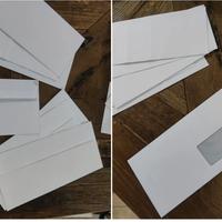 11 buste bianche nuove