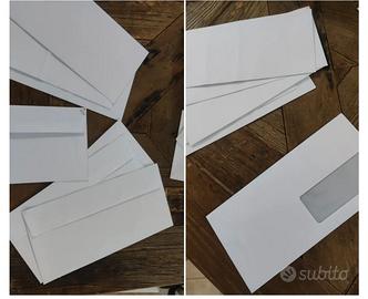 11 buste bianche nuove