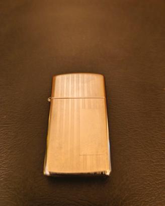 Zippo Slim Brushed Chrome 1991