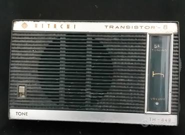 radio hitachi transistor 8 vintage 1963
