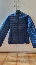 giacca blu imbottita