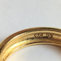 Fedine in argento 925 placcate oro