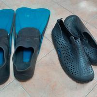 Pinne e scarpette mare