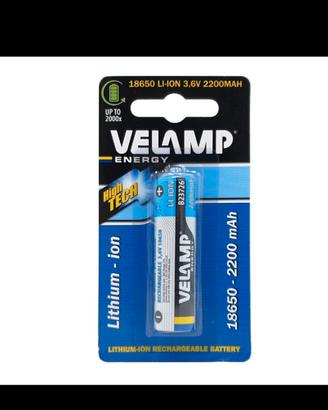 Batteria al litio ricaricabile 2200 mha