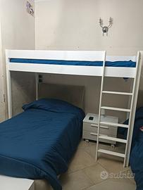 Struttura letto e materasso a