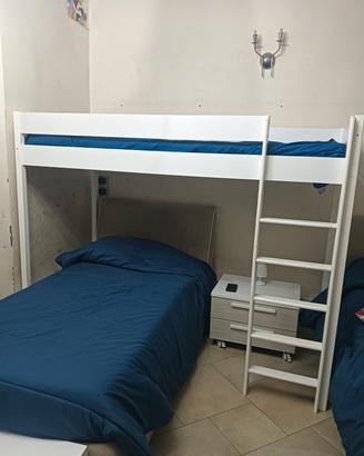 Struttura letto e materasso a