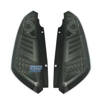 FANALI PER FIAT GRANDE PUNTO 05-09 LED FONDO CROMA