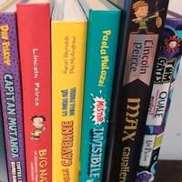 6 libri vari: Capitan Mutanda, Big Nate, ecc