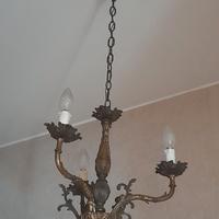 LAMPADARIO IN OTTONE