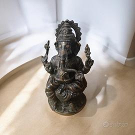 Ganesha o Ganesh scultura in bronzo