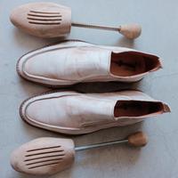 Scarpa uomo in pelle Beige Vintage Tg.41