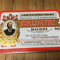 Scatole di latta contenitori vintage pernigotti